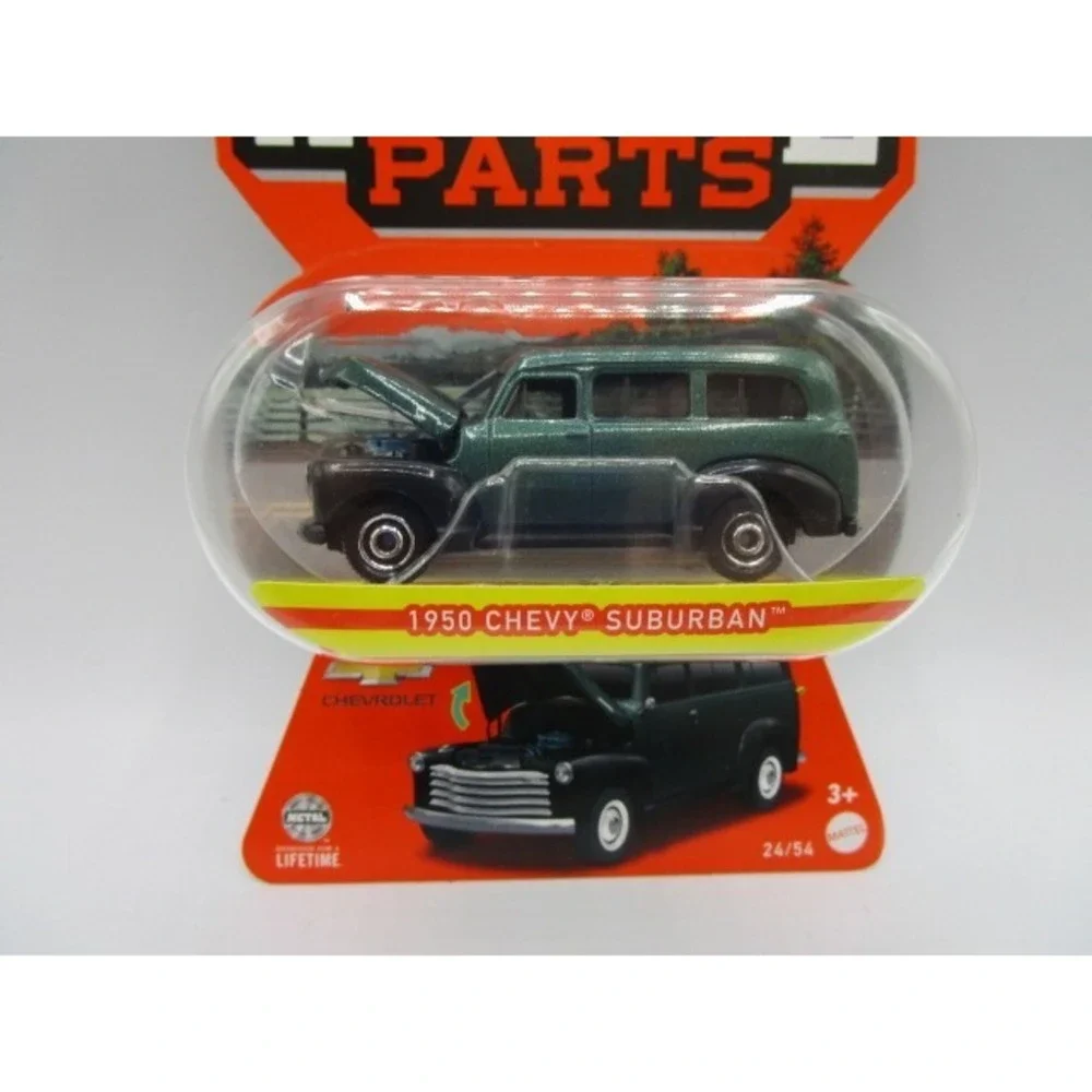 Matchbox Moving Parts 1950 Chevy Suburban Dark Green Diecast Car 70 Years
